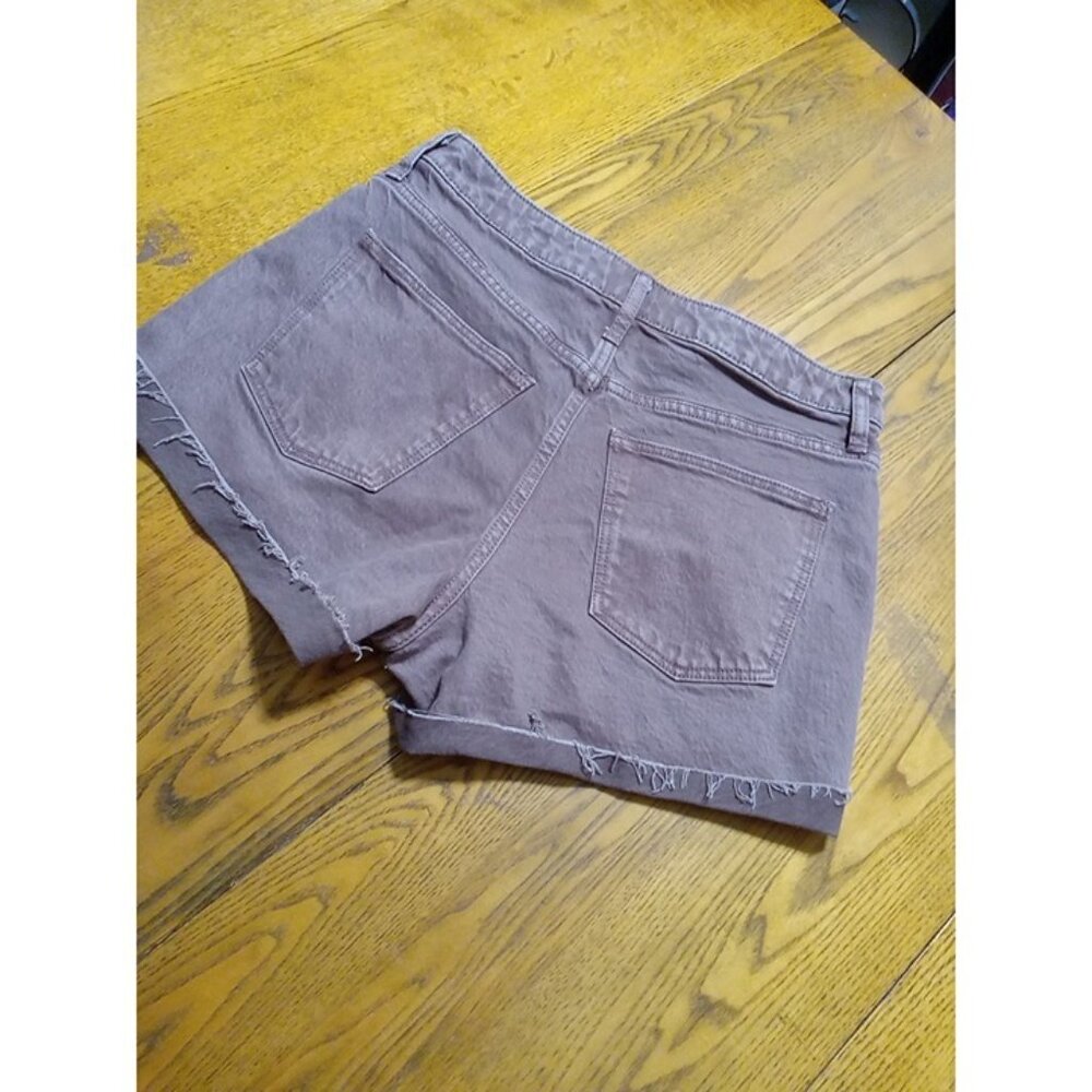 UNIVERSAL THREAD Jeans Shorts Womens  4 / 27 BROWN VINTAGE MIDI Preowned Denim - Picture 9 of 9